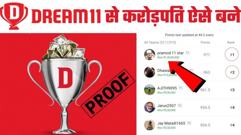 Dream11 Se Carodpati Kaise Bane